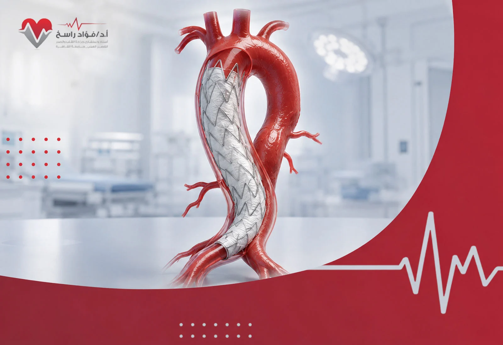دعامة-الشريان-الاورطي دعامة الشريان الاورطي